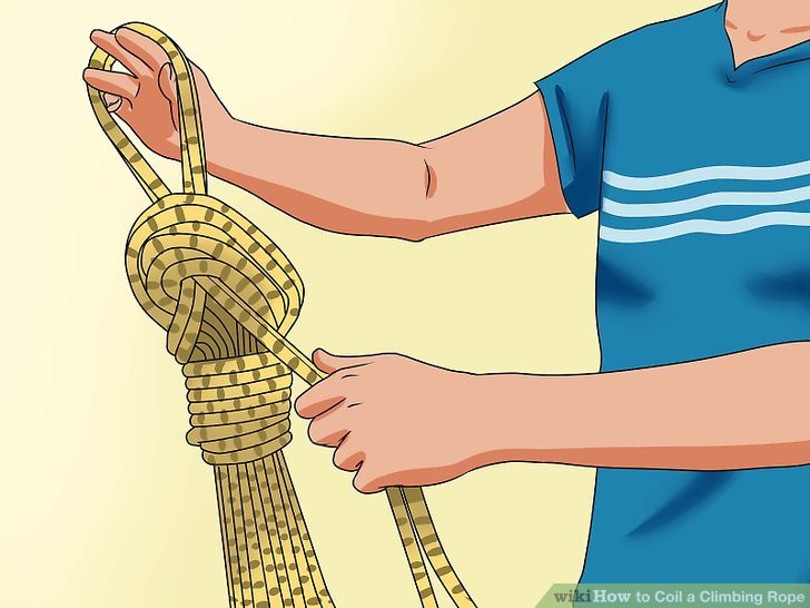 روشهای جمع کردن طناب های کوهنوردی